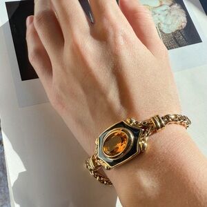 Vintage Burberry Yellow Sapphire Bracelet
